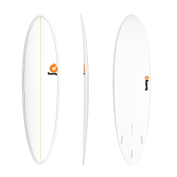 2020 TORQ TET 7'2" FUN WHITE+PINLINE TAVOLA SURF