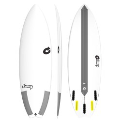 2020 TORQ TEC2 5'8" PERFORMANCE FISH WHITE (pinne non incluse) TAVOLA SURF